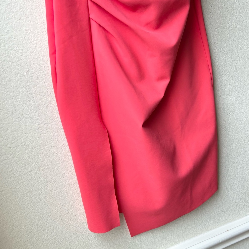 NWT $695 Chiara Boni La Petite Robe Devis Dress in Pink Red Sz 8 - Picture 7 of 16